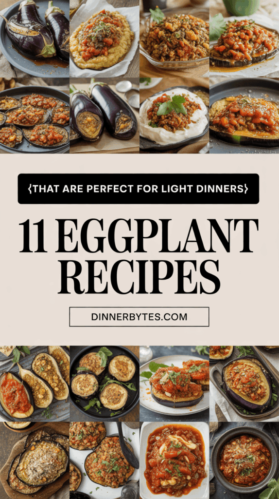 Eggplant Recipe Ideas