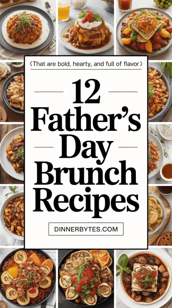 Father’s Day Brunch Recipe Ideas