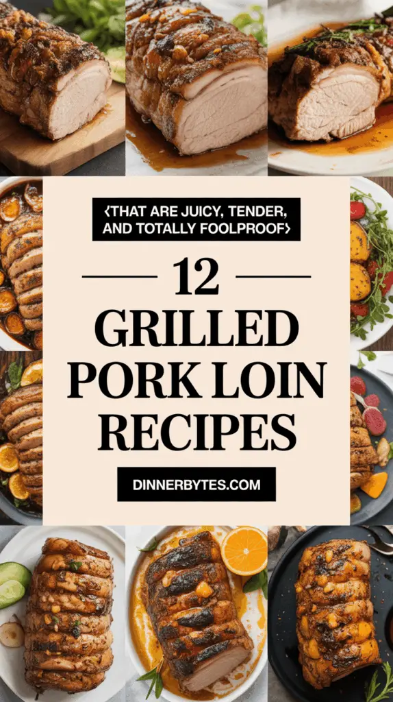 Grilled Pork Loin Recipe Ideas