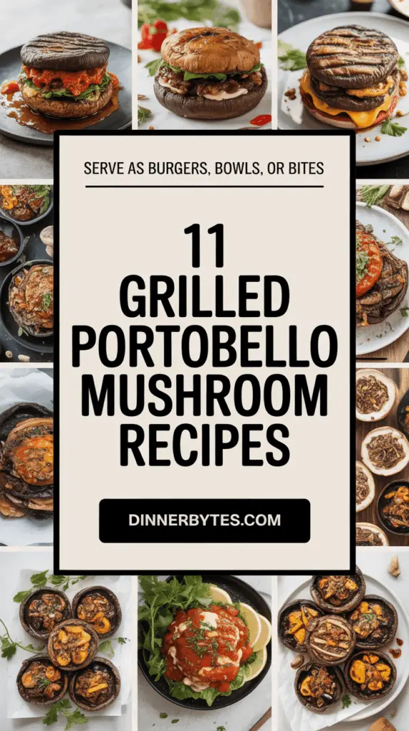Grilled Portobello Mushroom Recipe Ideas