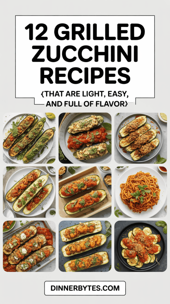 Grilled Zucchini Recipe Ideas