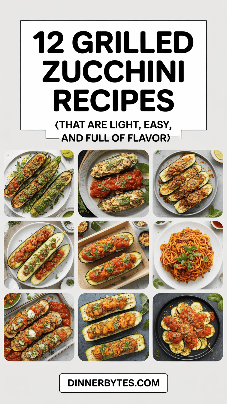 Grilled Zucchini Recipe Ideas
