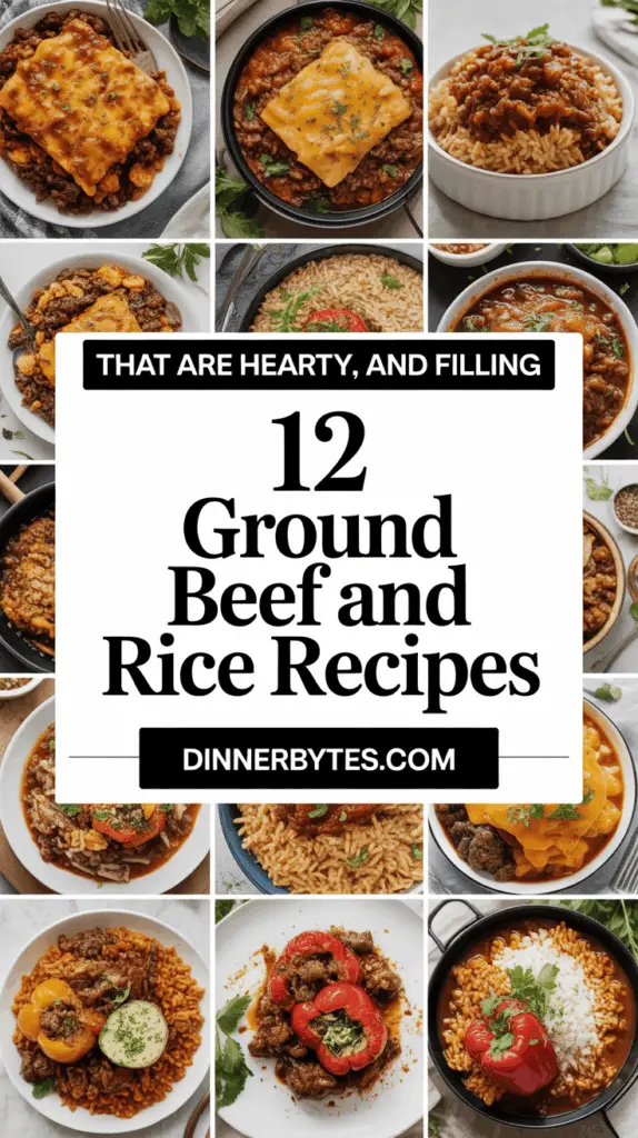 Ground Beef And Rice Recipe Ideas