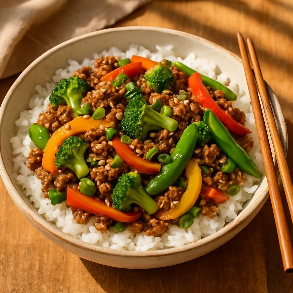 Ground Beef Stir Fry