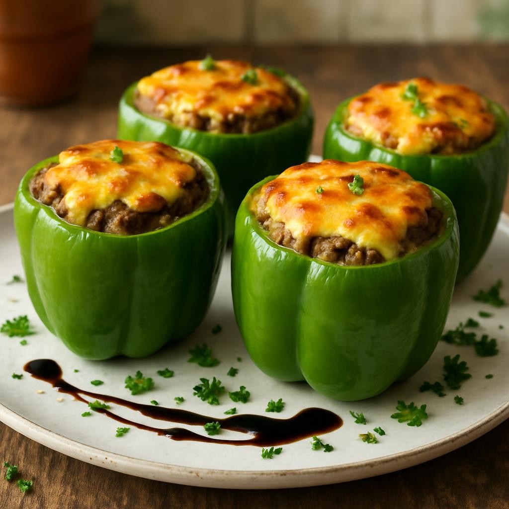 Ground Beef Stuffed Peppers