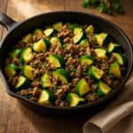 Ground-Beef-and-Zucchini-Skillet