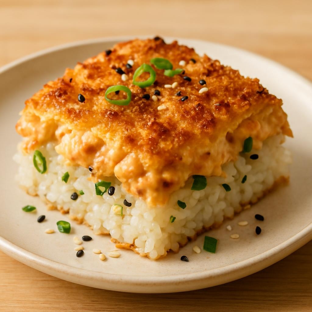 Spicy-Salmon-Sushi-Bake