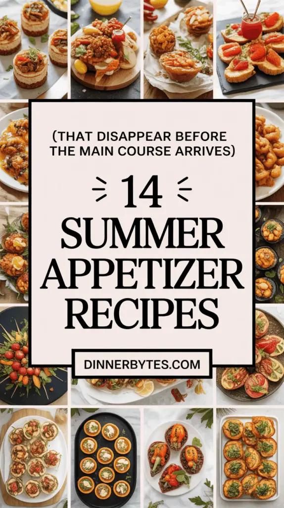 Summer Appetizer Recipe ideas