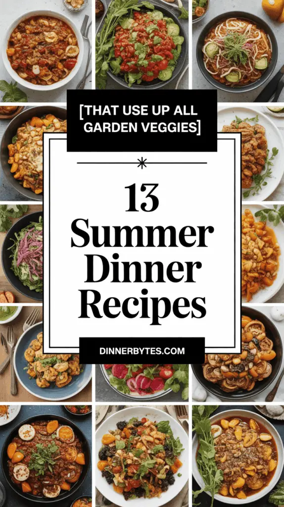 Summer Dinner Recipe Ideas
