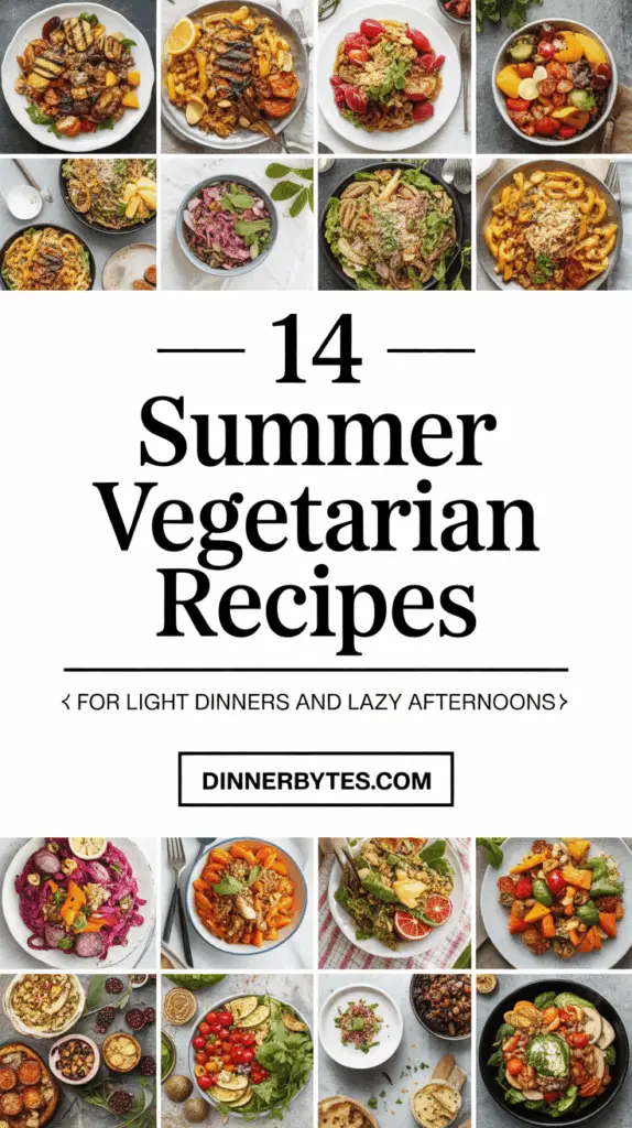 Summer Vegetarian Recipe Ideas
