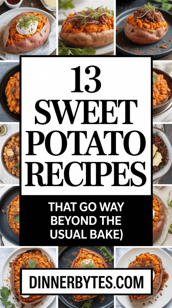 Sweet Potato Recipe Iddeas