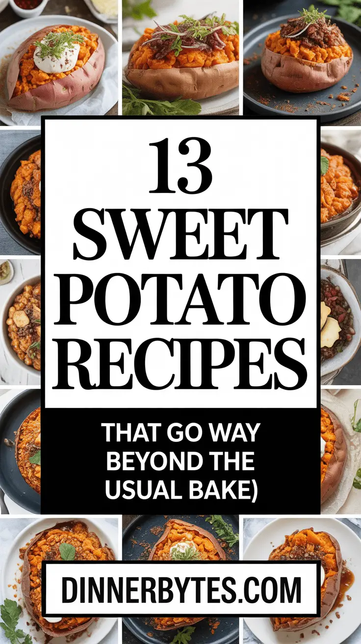Sweet Potato Recipe Iddeas