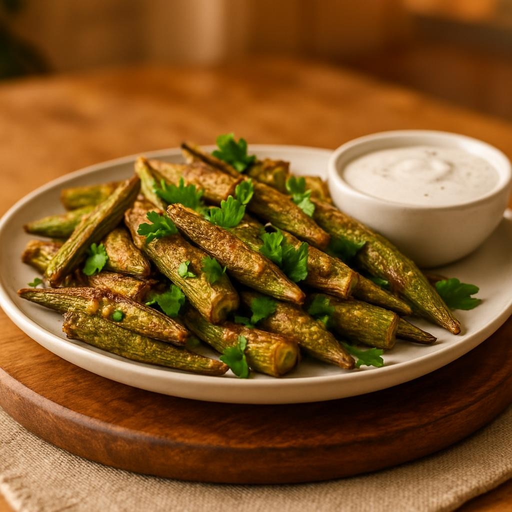 air fryer okra recipe