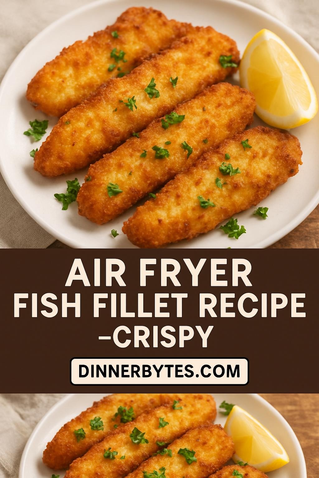 Air Fryer Fish fillet recipe - crispy