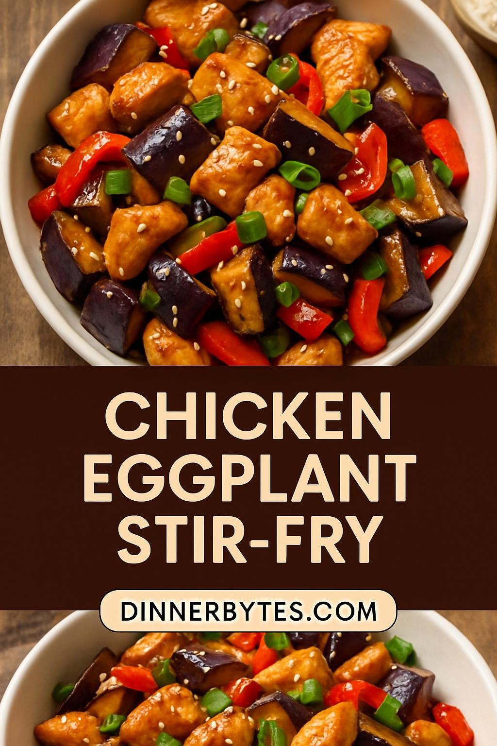 Chicken Eggplant Stir-Fry