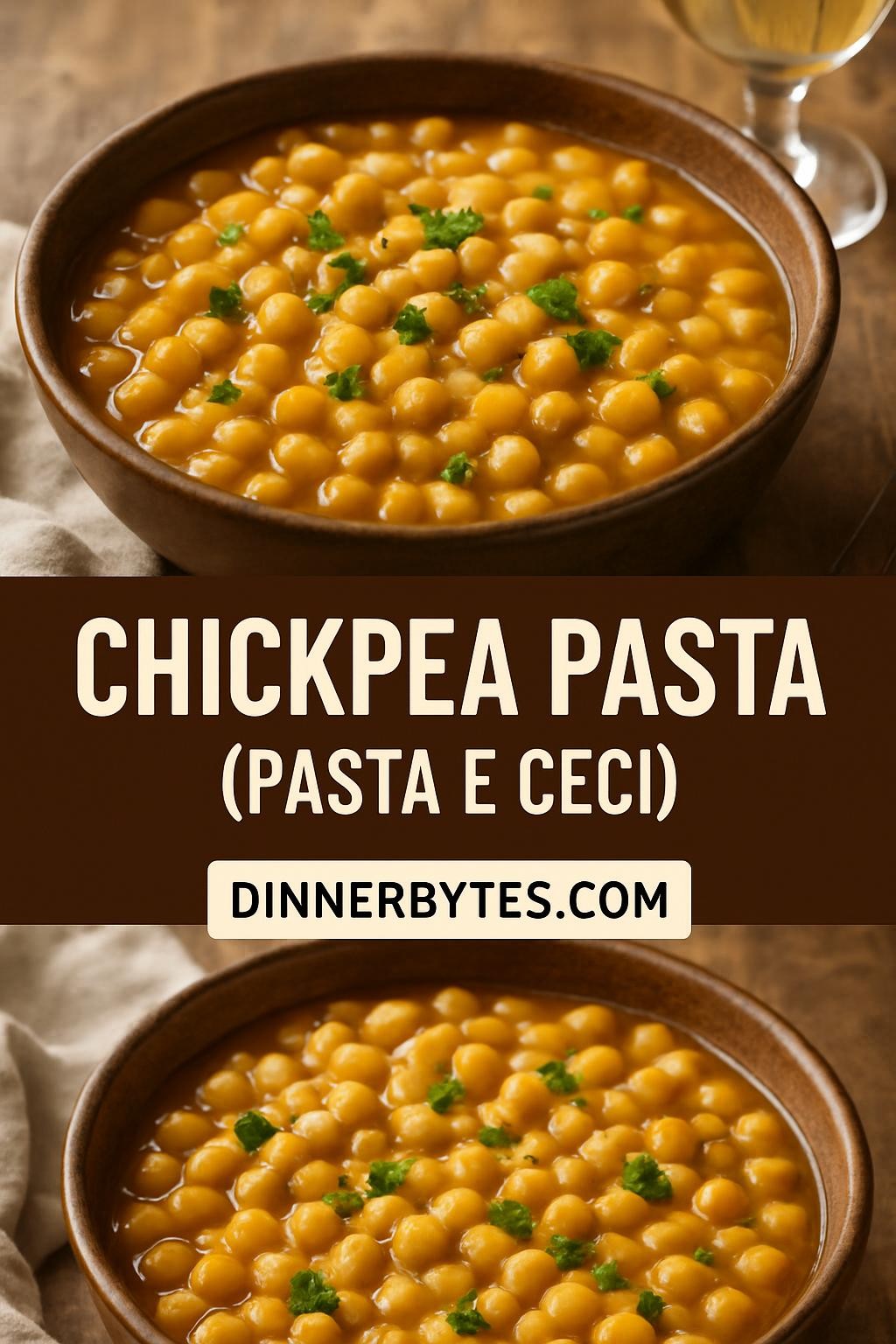 Chickpea Pasta (Pasta e Ceci)