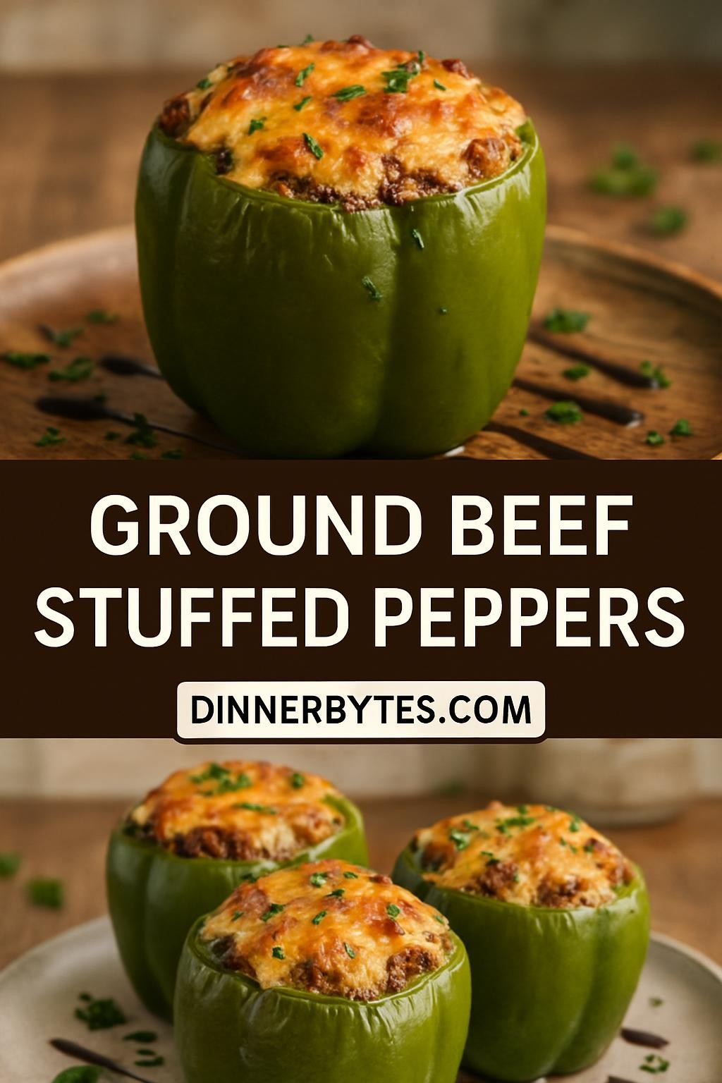 Ground Beef Stuffed Peppers