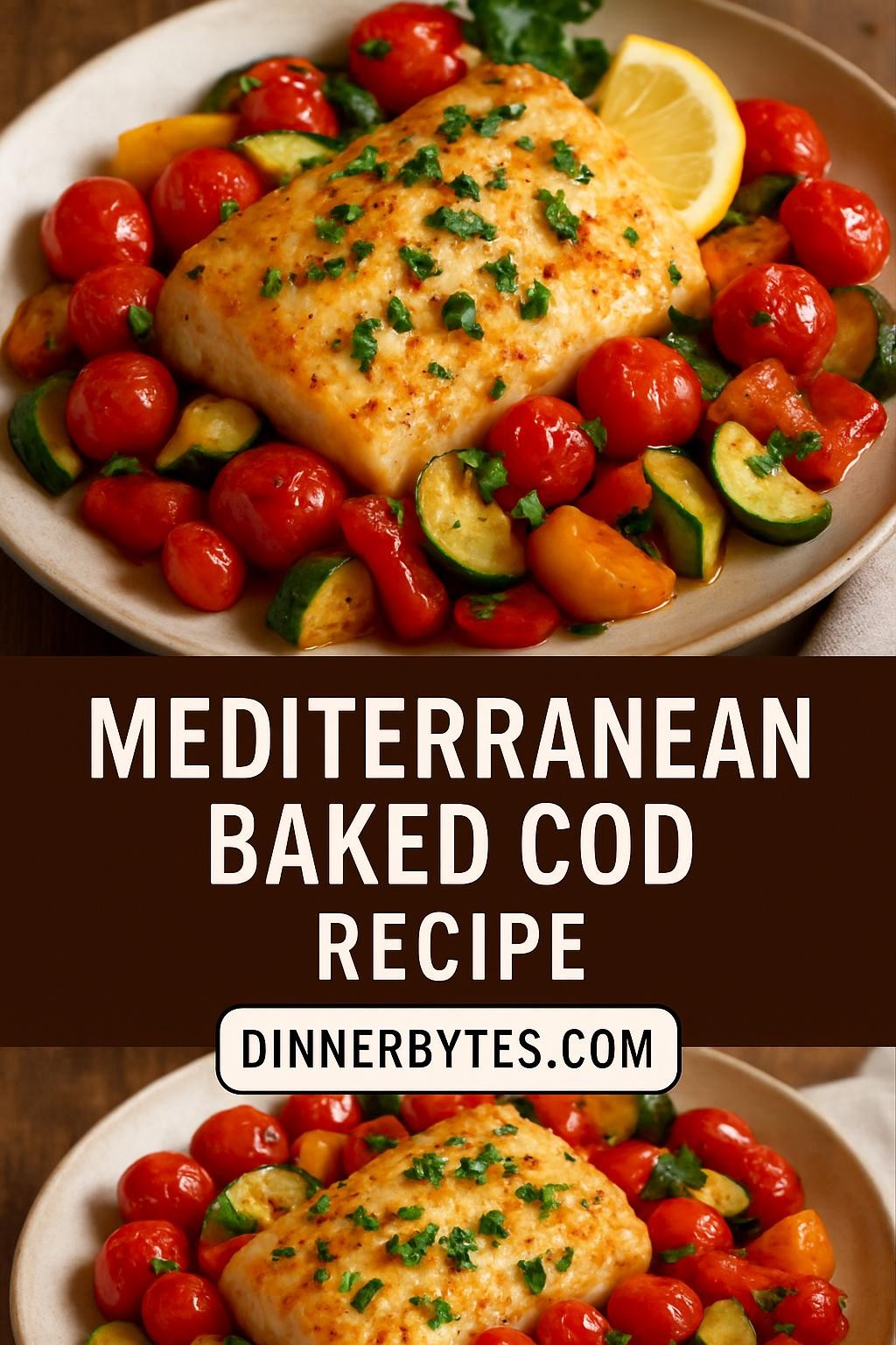 Mediterranean Baked Cod recipe