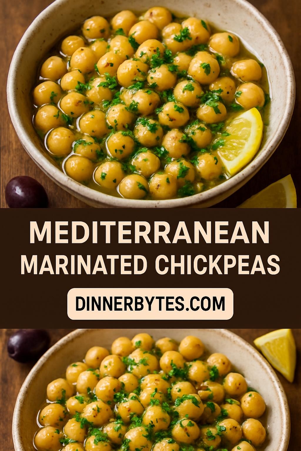 Mediterranean Marinated Chickpeas