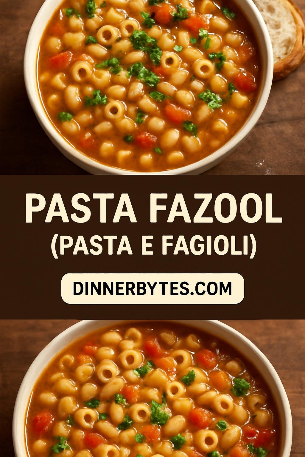 Pasta Fazool (Pasta e Fagioli)