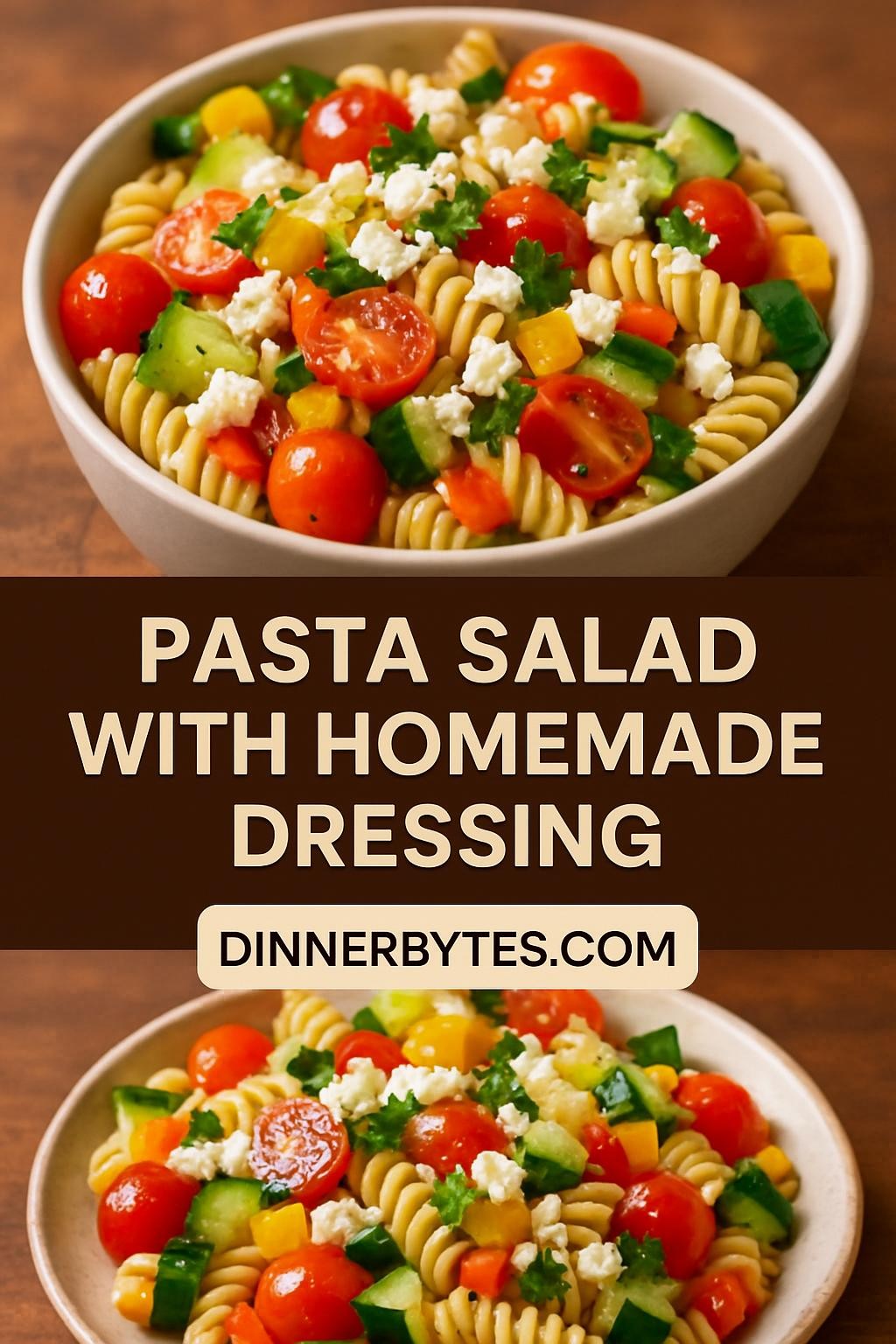 Pasta Salad with Homemade Dressing