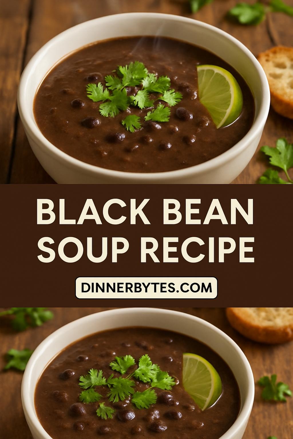 black bean soup recipe