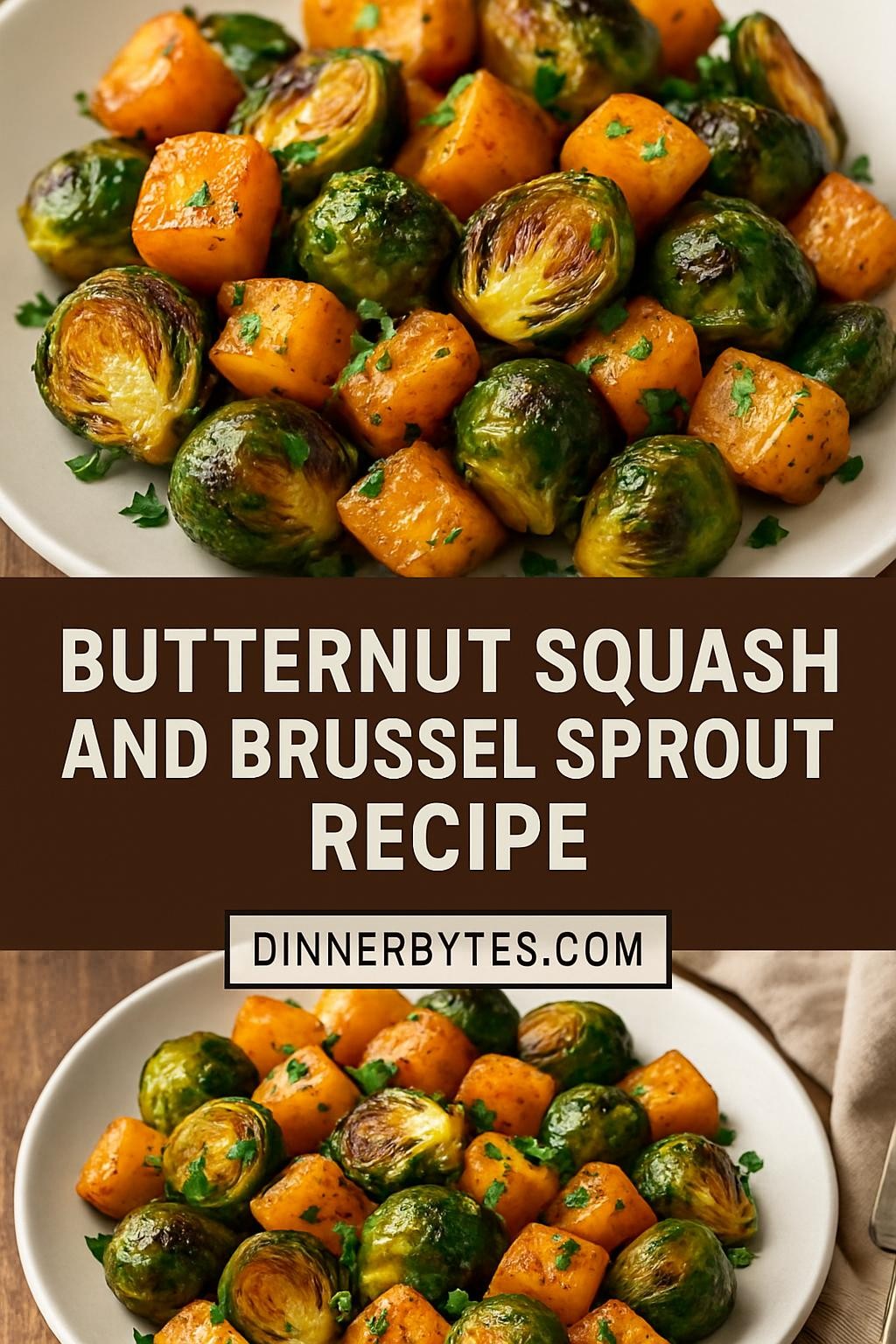 butternut squash and brussel sprout recipe