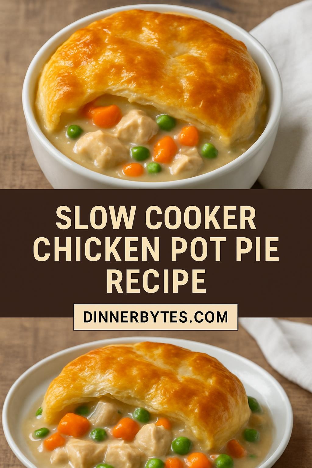 slow cooker chicken pot pie recipe