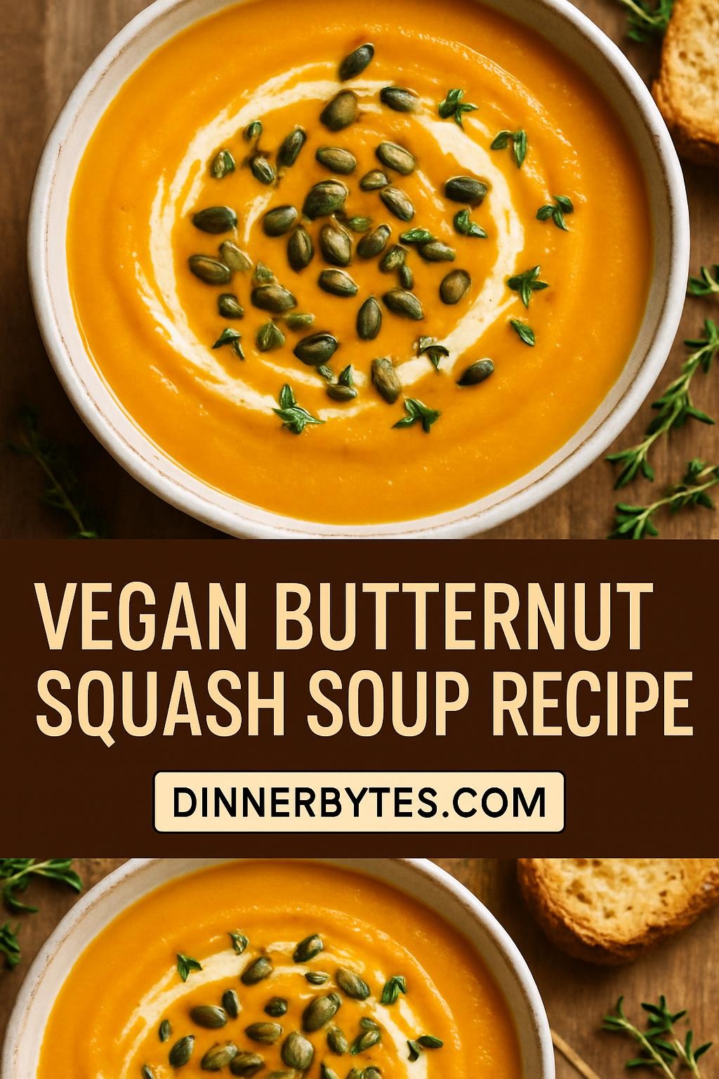 vegan butternut squash soup recipe
