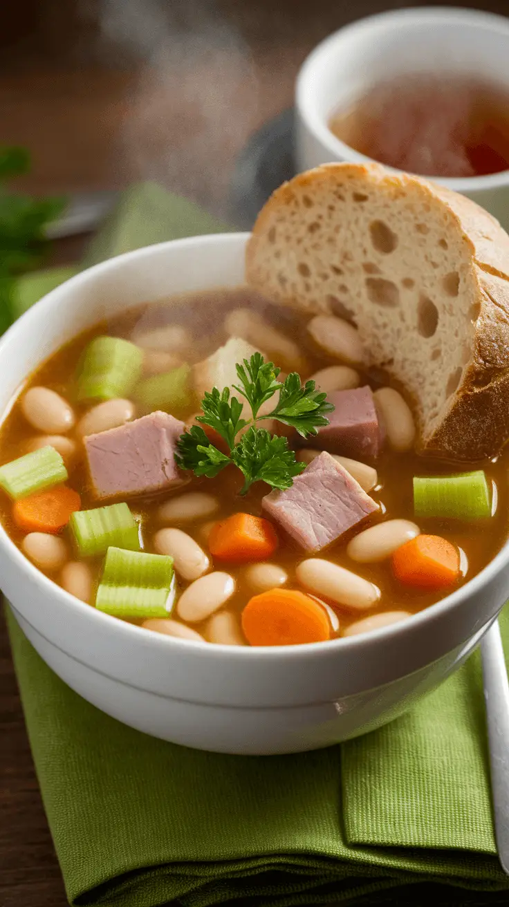 ham and bean soup recipe