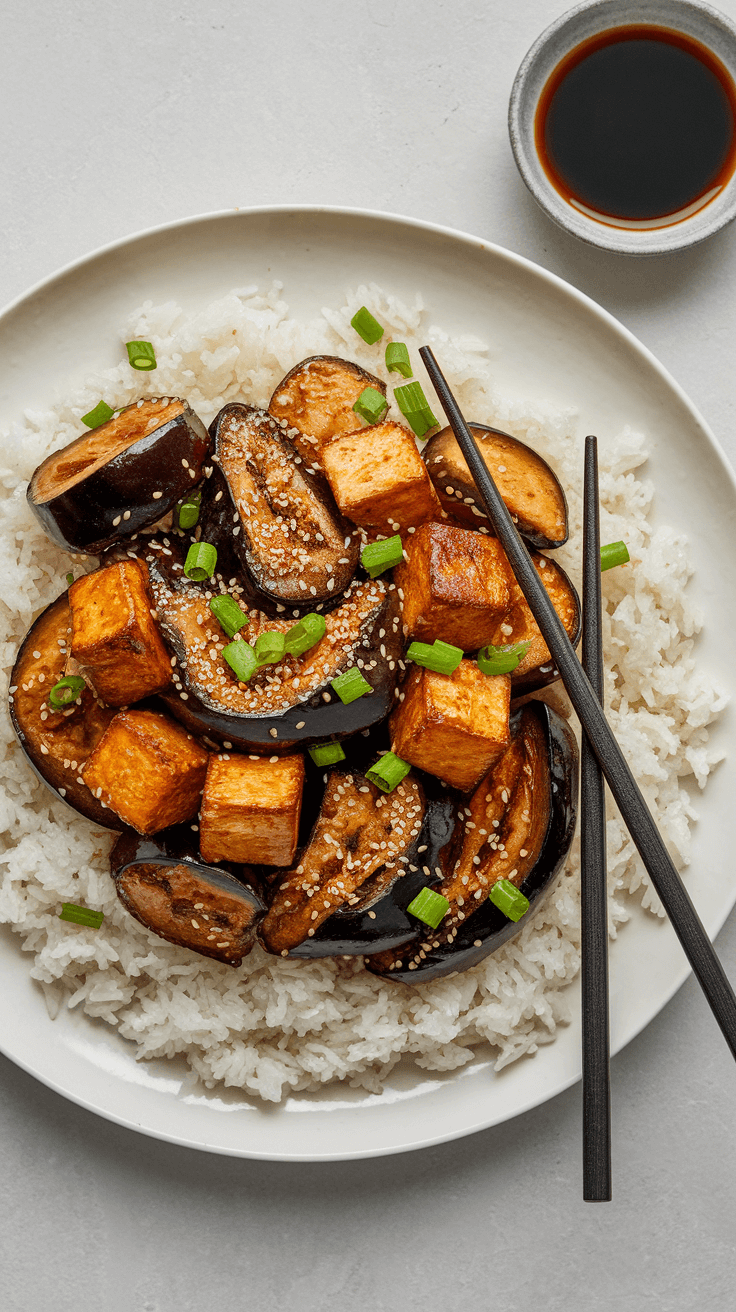 chinese eggplant and tofu recipe
