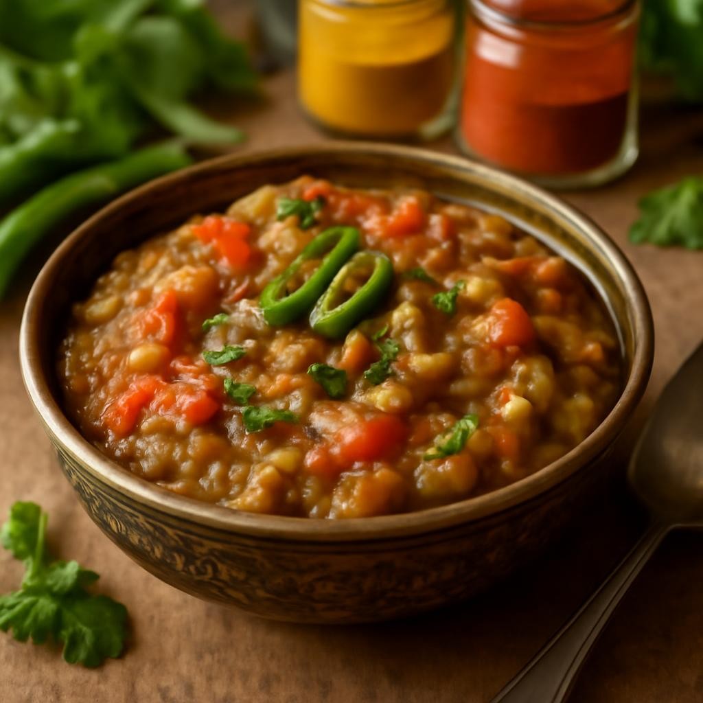 Baingan Bharta - Indian Eggplant