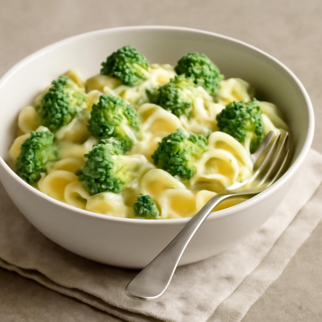 Broccoli Pasta with Parmesan Sauce