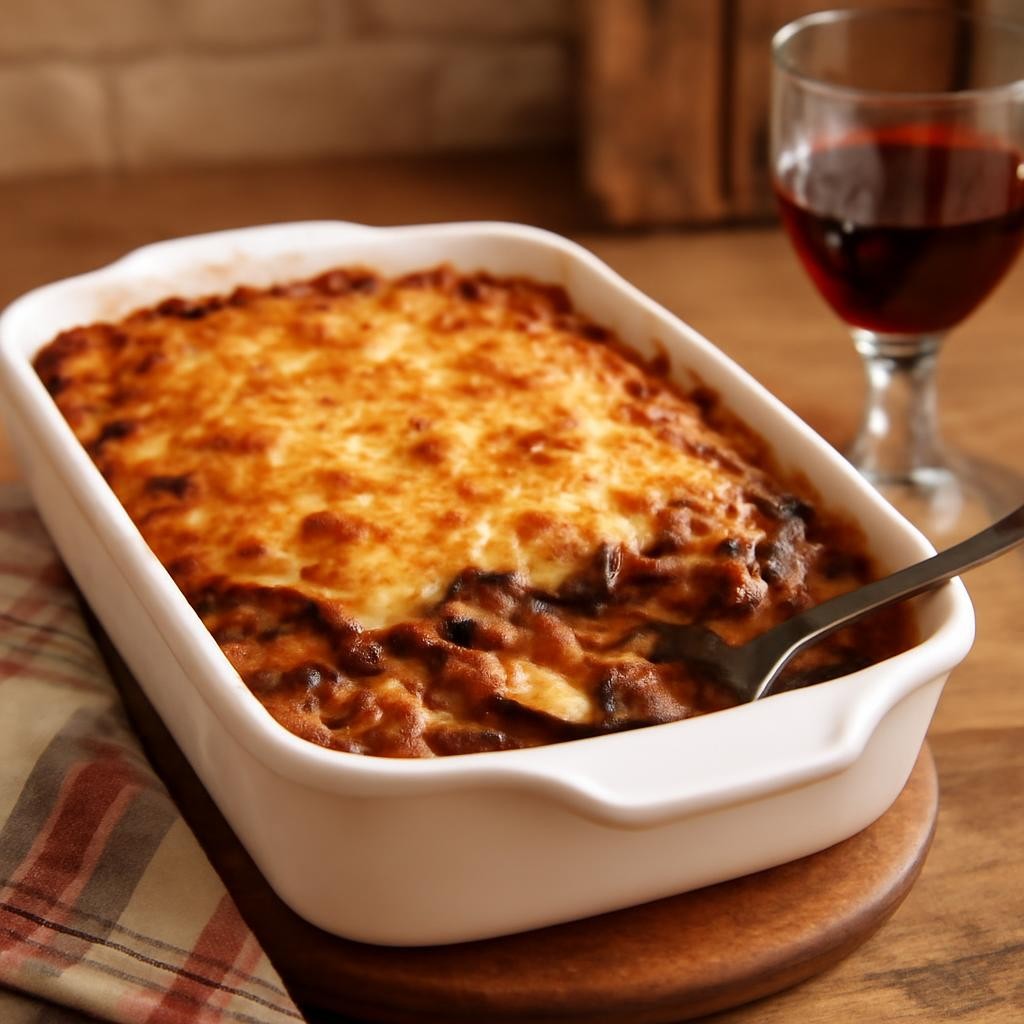 Eggplant Ground Beef Casserole