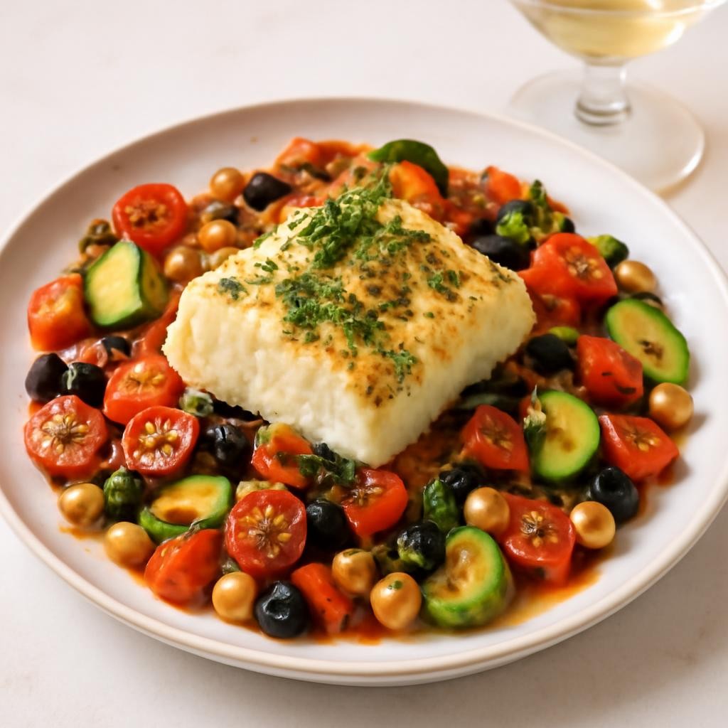 Mediterranean Baked Cod recipe