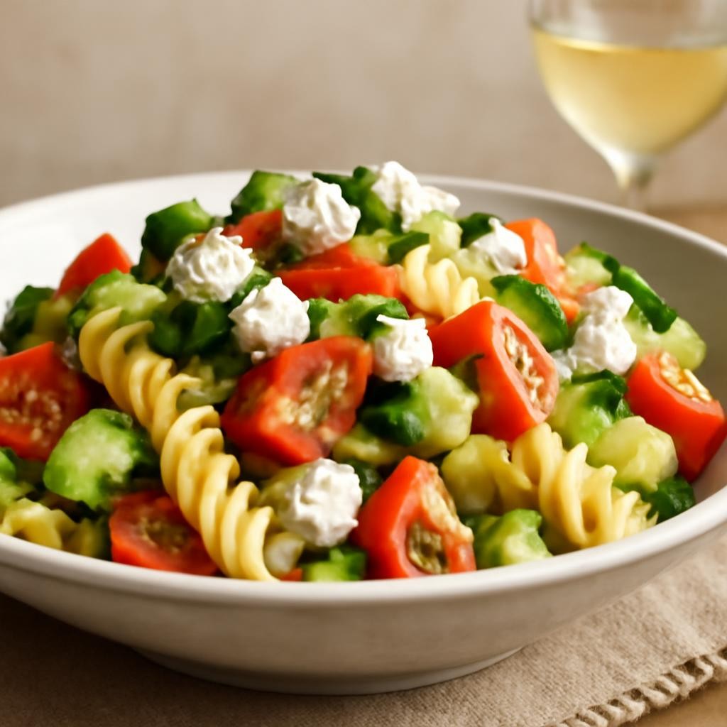Pasta Salad with Homemade Dressing