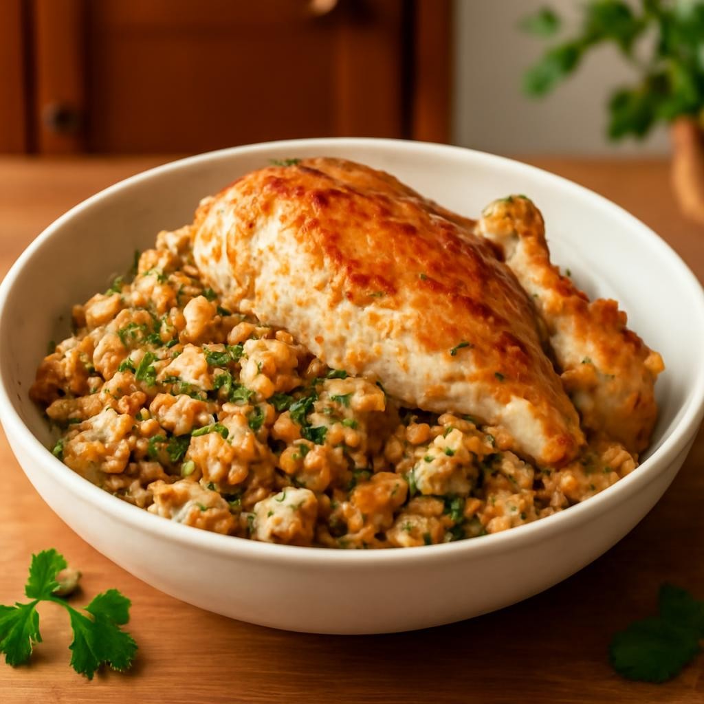 Slow Cooker Chicken with Stuffing