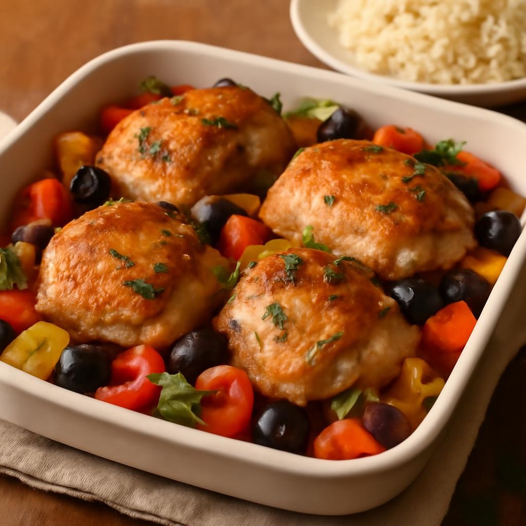 baked mediterranean chicken recipe