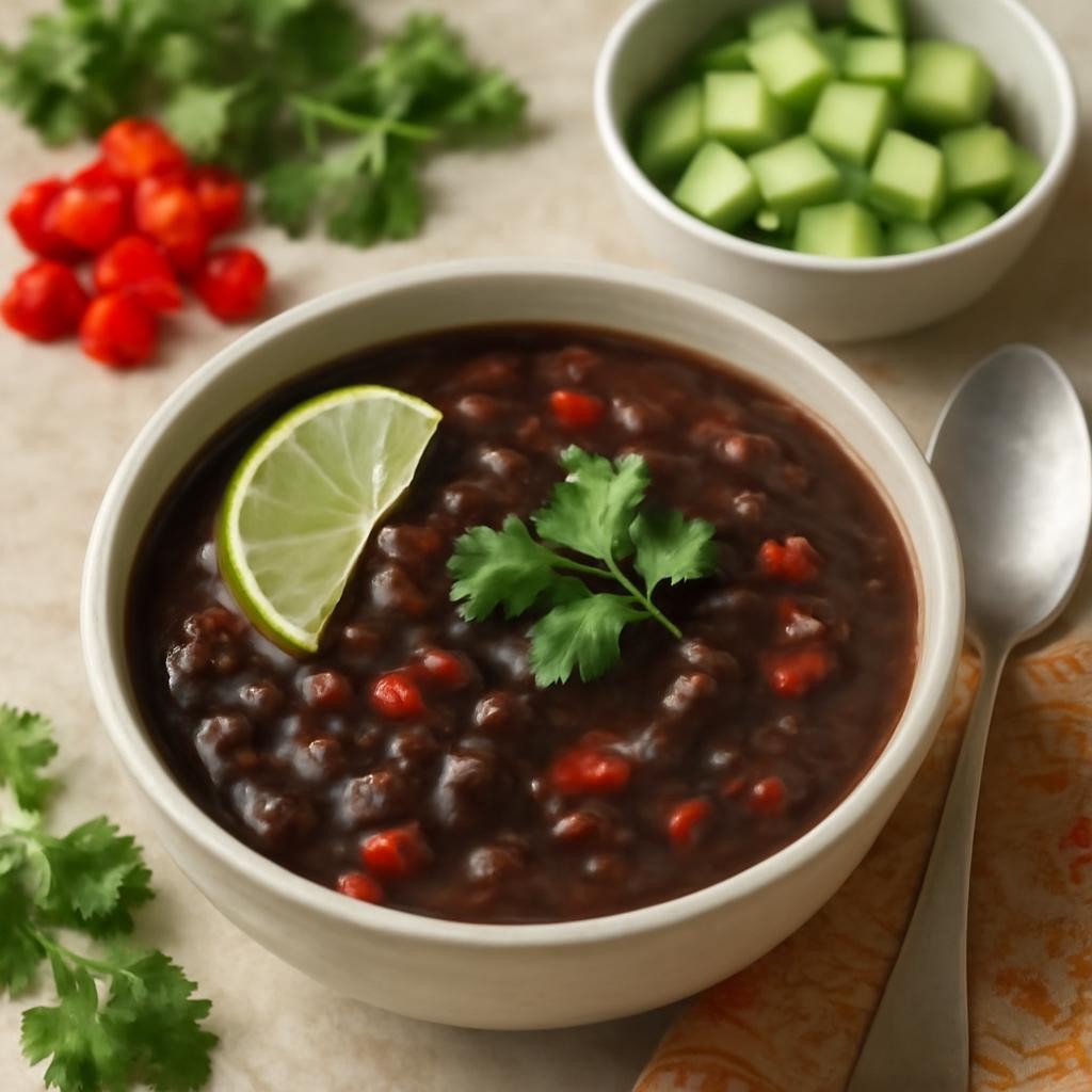 black bean soup recipe