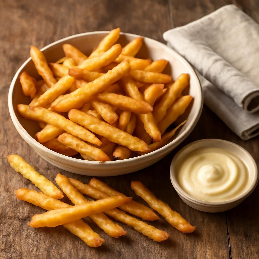 fried sweet potato fries recipe