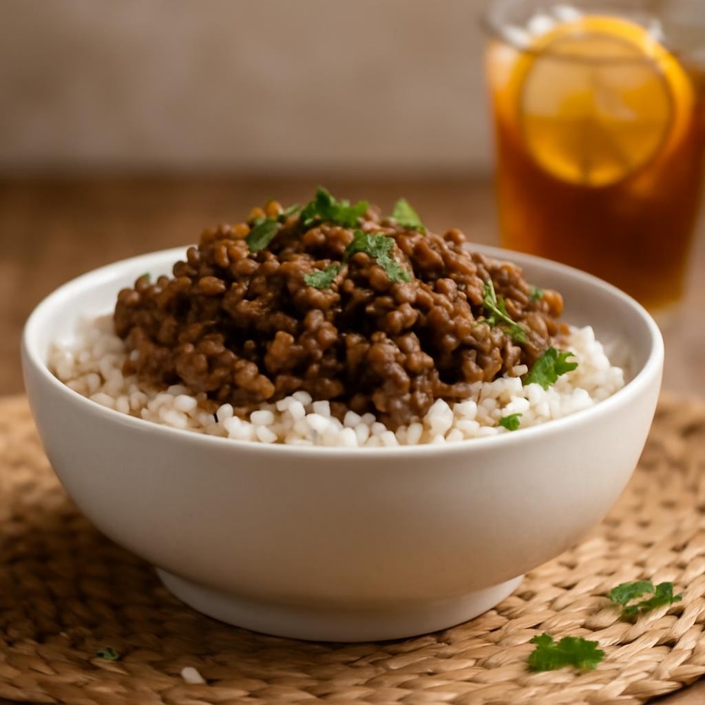 ground beef and rice recipe