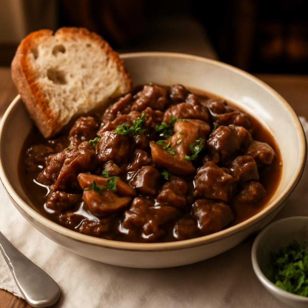 ground beef mushroom recipe