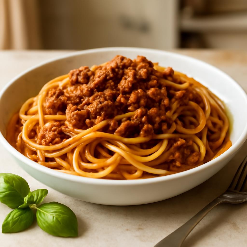 spaghetti and ground beef recipe