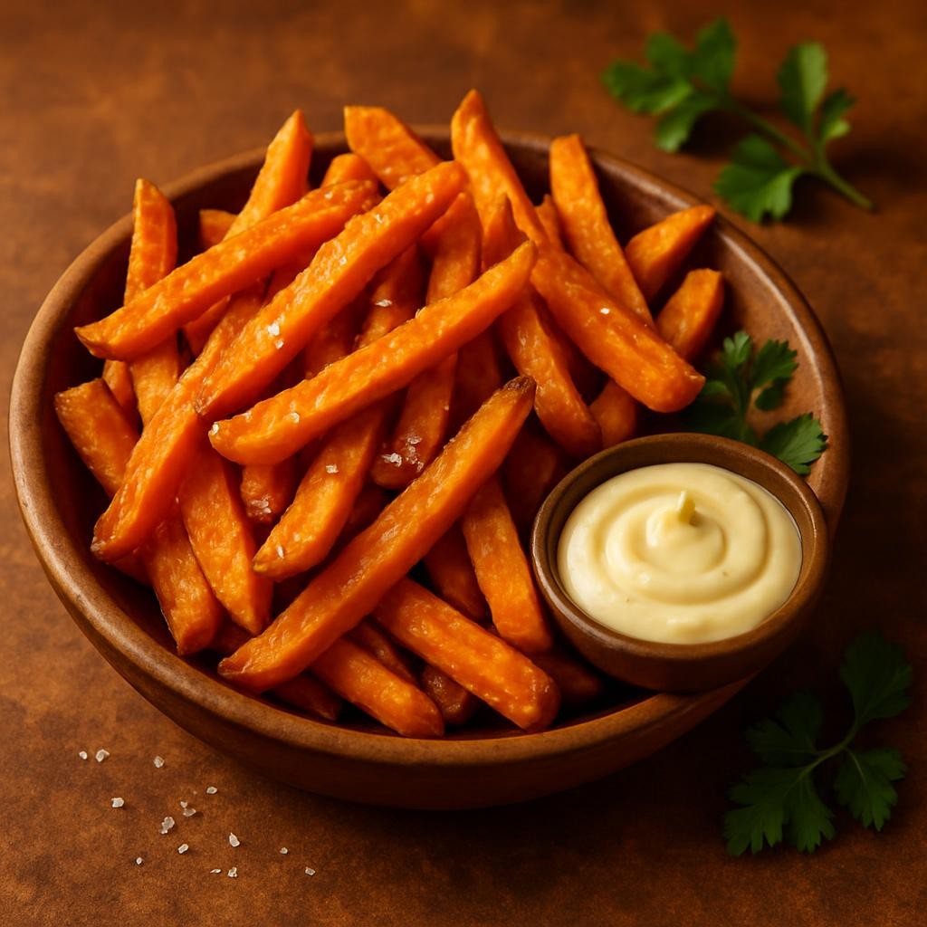fried sweet potato fries recipe