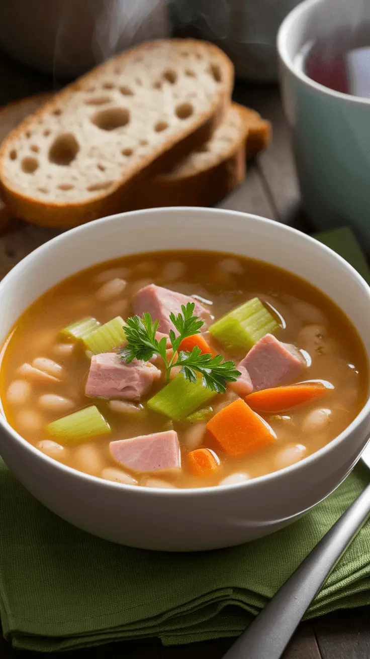 ham and bean soup recipe