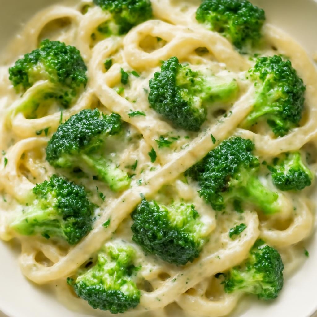Broccoli Pasta with Parmesan Sauce