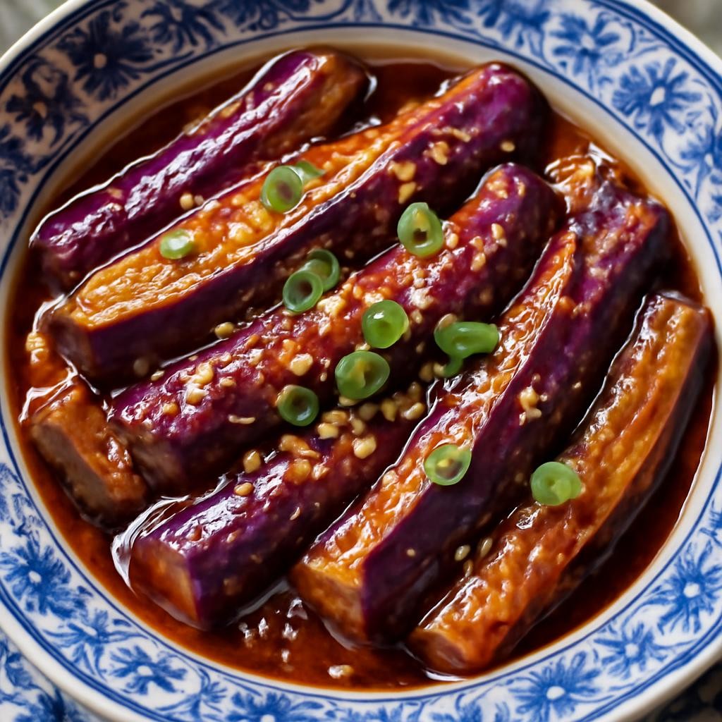 Chinese Eggplant with Garlic Sauce