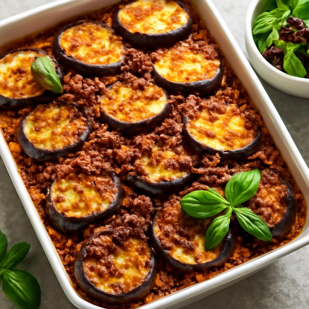 Eggplant Ground Beef Casserole