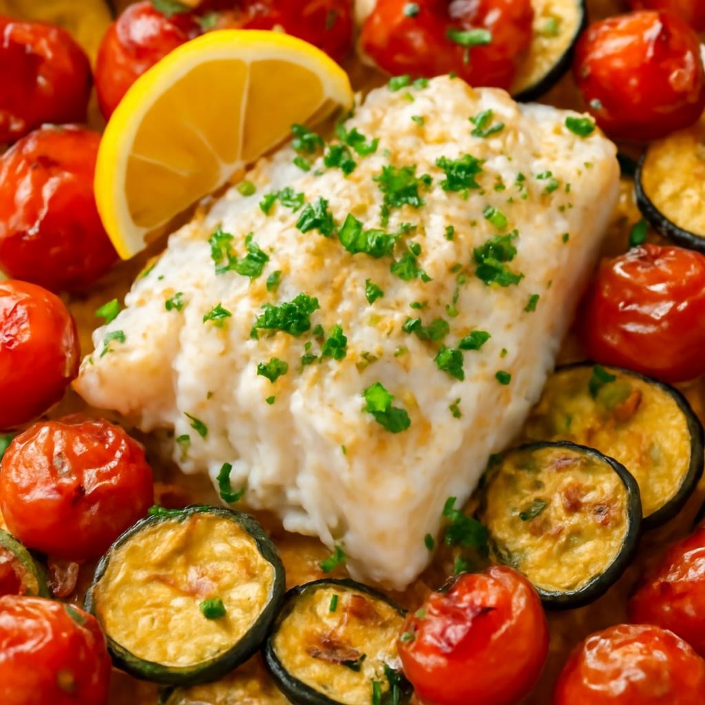 Mediterranean Baked Cod recipe