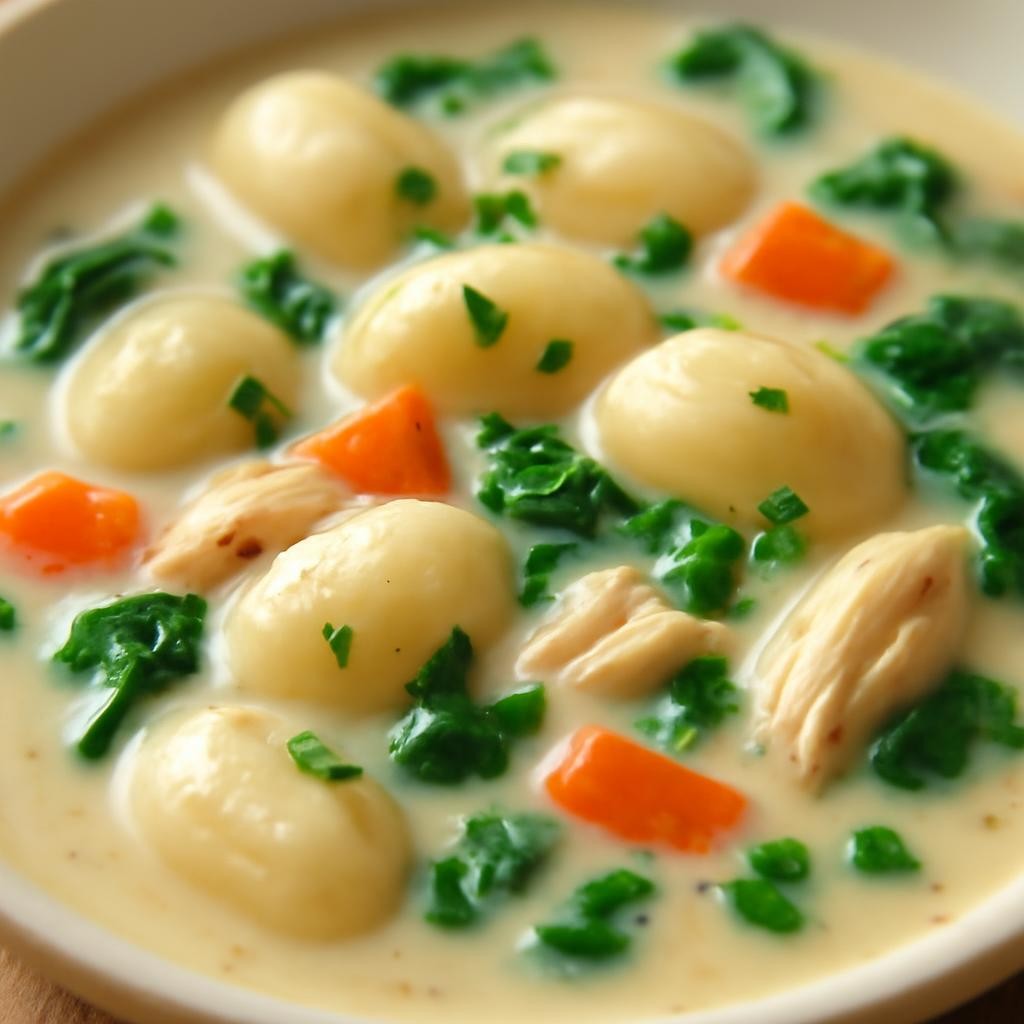 Olive Garden Chicken Gnocchi Soup